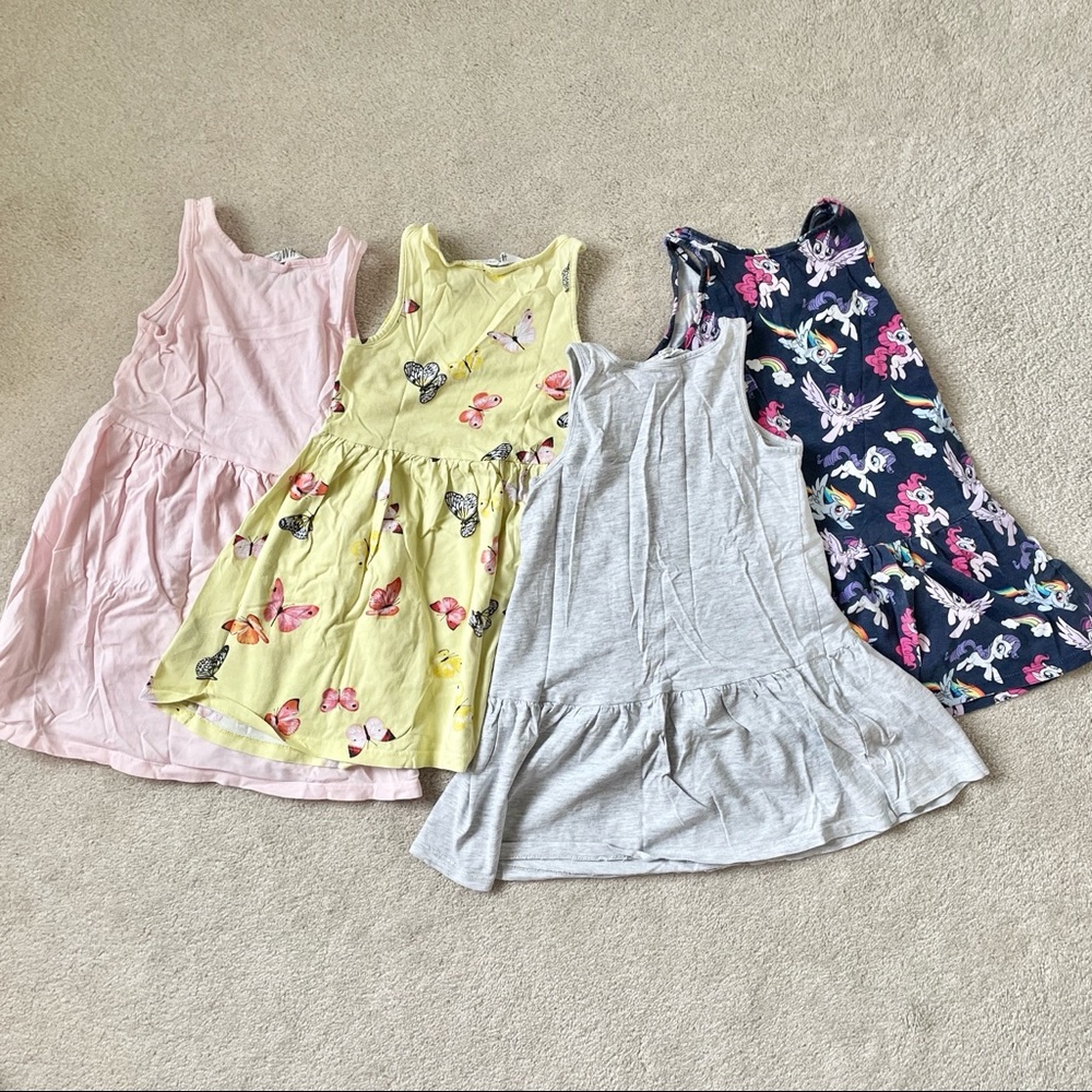 H&M Tank dresses including My Little Ponies, 4 pack bundle